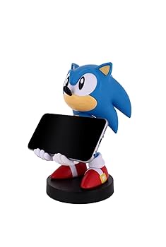 モダン ソニック・ザ・ヘッジホッグ コントローラー&電話ホルダー フィギュア Amazon.com: Exquisite Gaming: Sonic - Original Mobile Phone